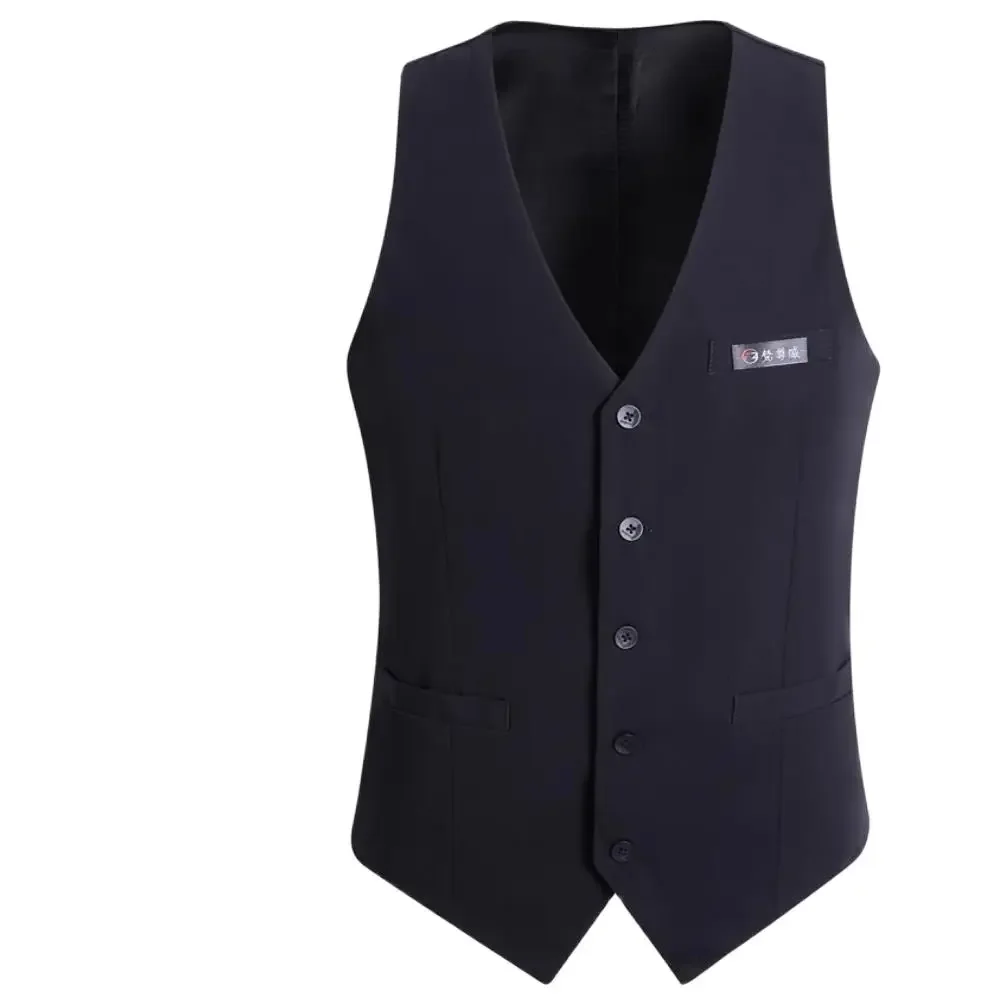 Chaleco de baile latino para hombre, Ropa de baile, Vals, baile de salón, actuación, negro, chaleco separado para ropa Formal