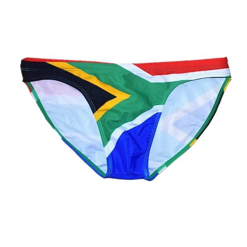 Sexy Brazilian Flag Swimwear Men Swim Briefs Mini Bikini Swimming Trunks Man Swimsuit Bathing Suit Beach Short Desmiit Sunga AUS