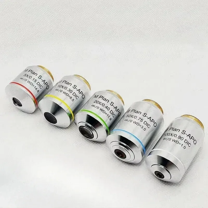 DIC Differential Interference High Resolution Metallographic Plan Semi-apochromatic Infinity Objective Long Working Distance