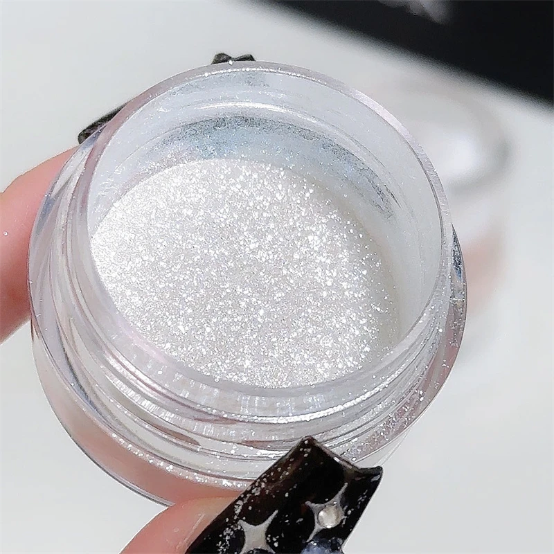 Glitzer-Feen-Highlighter-Puder für Bräute, Hochzeits-Highlighter, Hochglanz-Puder, Körperglitzer, Loses Puder, Funkelndes Party-Make-up – Detail 10