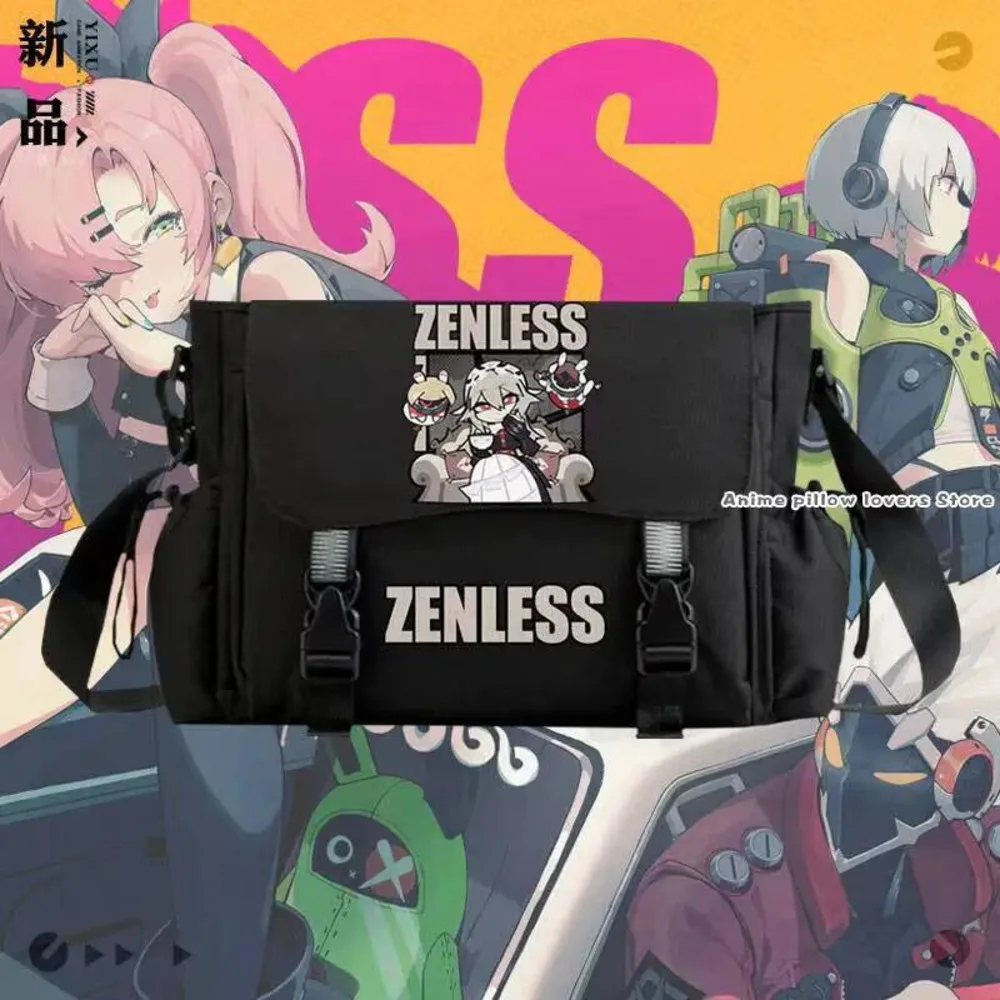 

Game Anime Zenless Zone Zero Gentle House Theme Adolescent Shoulder Student Messenger Cosplay Envelope Bag
