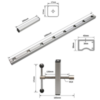 1000mm Pressure Clamps Set Splicing Board Positioning Panel Fixed Clip Aluminum Alloy Woodworking Auxiliary Fixture Tools