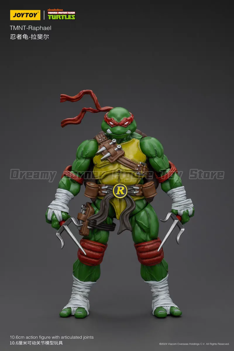【In Stock】JOYTOY TMNT-Leonardo Raphael Michelangelo Donatello 1/18 Action Figure