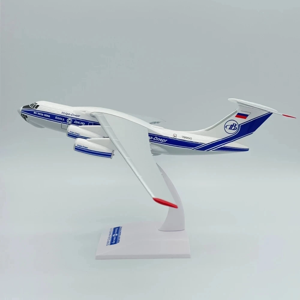 Imagem -03 - Aeronaves de Transporte Militar Rússia Modelo Profissional Grande Escala Exibição de Avião Estático il 76 1:400 Original Il76