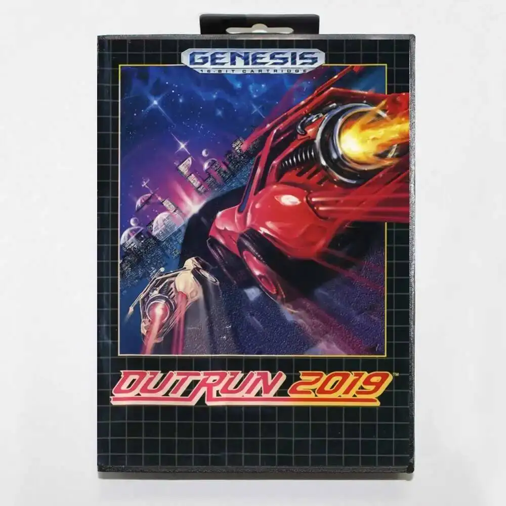 

OutRun 2019 MD Game Card with Custom US Box for 16 Bit Sega Megadrive Genesis Console