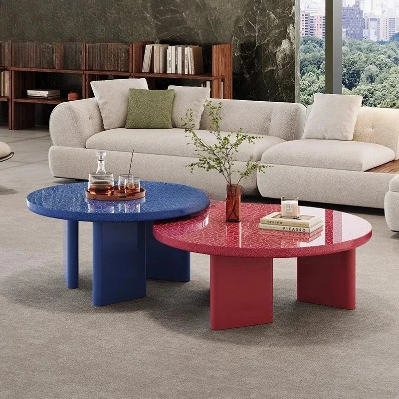 A  Coffee table living room household high-end piano paint coffee table light luxury