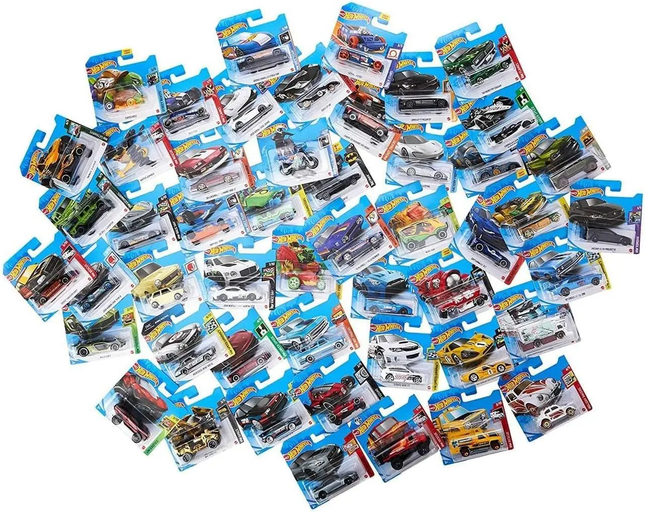 Random Hot Wheels Case Basic Die-Cast Toy Mini Carsl Goodie Bag Stuffers Authentic Decos Gift for Collectors and Kids