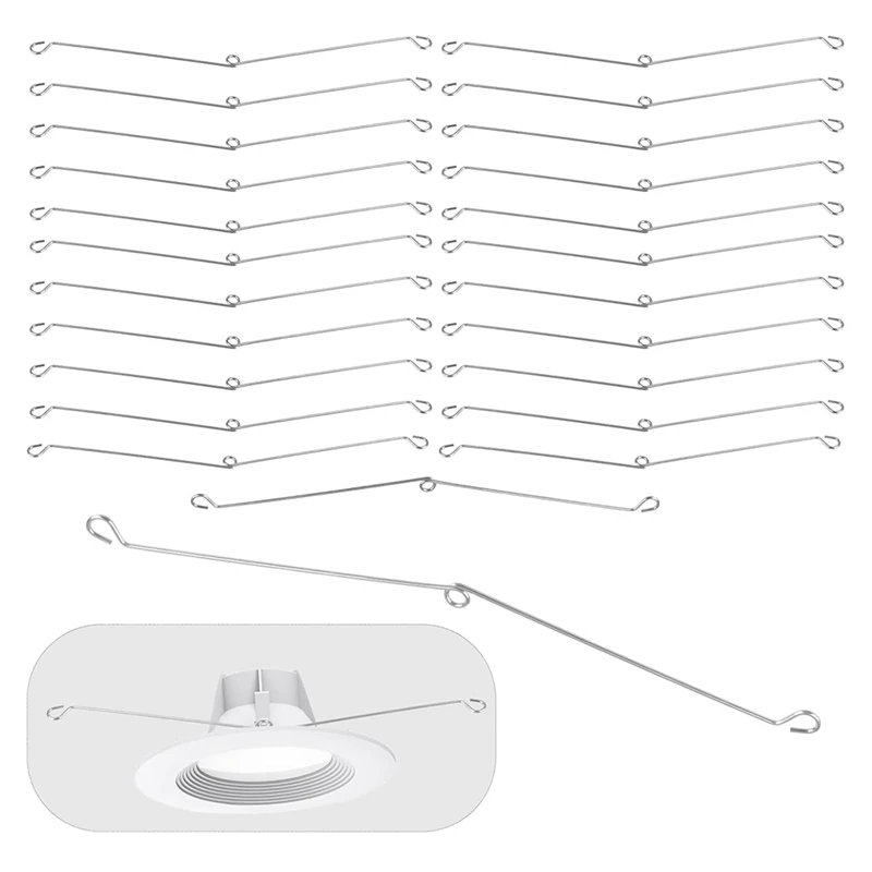 24Pcs Recessed Lighting Springs Clips Recessed Lighting Torsion Spring Clips For Recessed Lighting Accessories