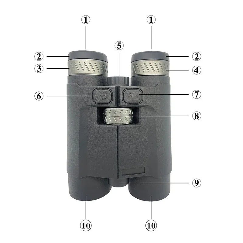 長距離3000ヤードの木用双眼鏡,3kmの範囲,内蔵IPX6シェル,10x42,中国