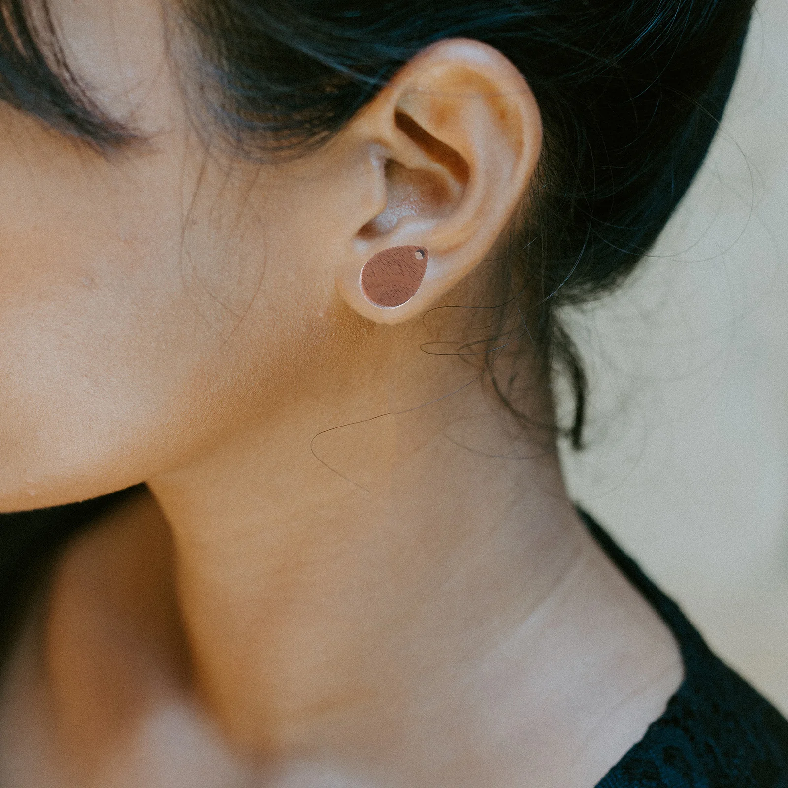 

20 Pcs Findings Flat Head Pins Teardrop Shaped Earring Stud Diy Wood Alloy DIY Jewelry Earring Studs Making Accessories