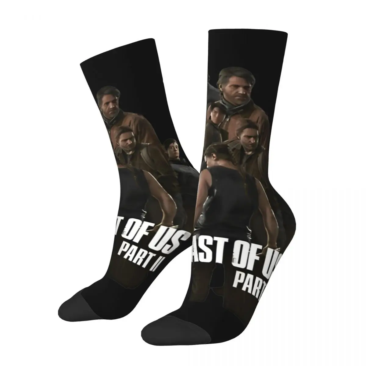 Male The Last Of Us Part 2 Socks Warm Fashion Funny Games Socks Hip Hop Accessories Middle TubeSocks Wonderful Gifts