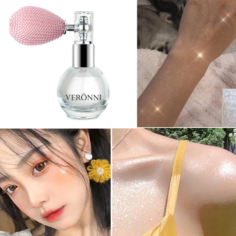 بودرة هايلايتر مكونة من 4 ألوان متوهجة، بودرة هايلايتر متوهجة تدوم طويلاً لتحديد ظلال العيون، لؤلؤة لامعة دقيقة #2