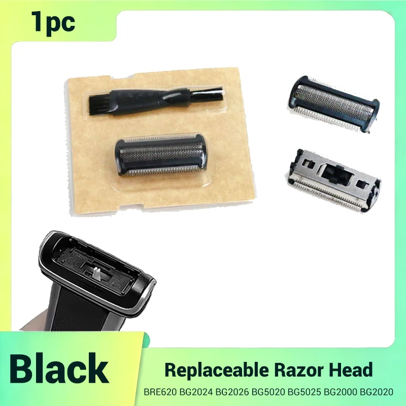 BG2000 Razor Replacement Heads Compatible with Philips Bodygroove Shavers BRE620, BG2024, BG2026, BG5020, BG5025, BG2020