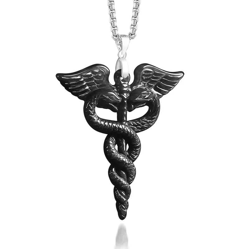 

Natural Myanmar A-grade Jadeite Black Chicken Merchant God Scepter Pendant Ice Seed Jade S925 Silver Inlay For Men And Women