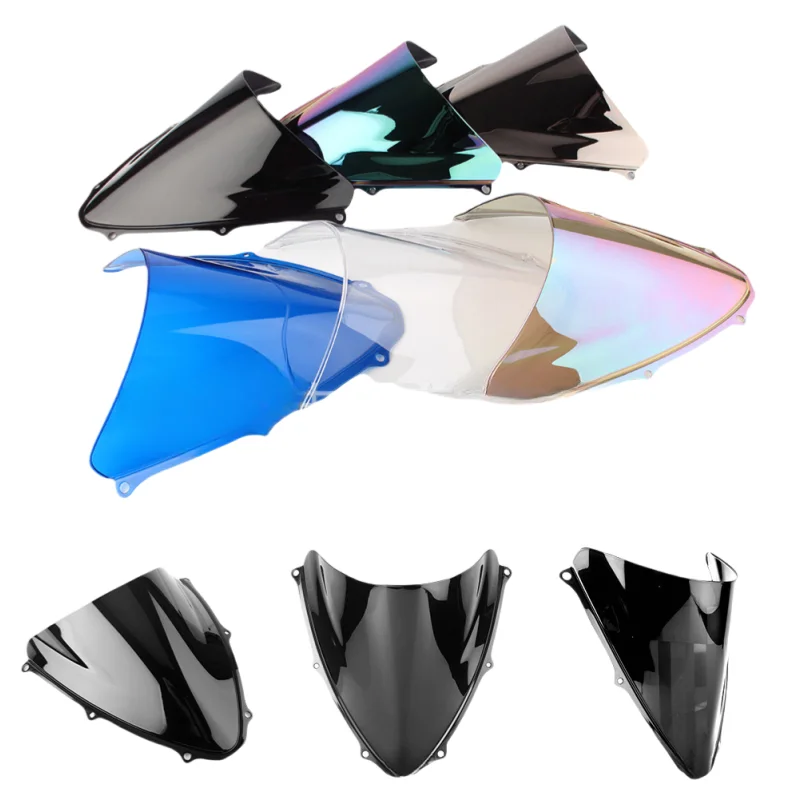 Wind Deflector Windshield Front Windscreen For Suzuki GSXR600 GSXR750 GSX-R 600 750 K6 K7 2006 2007 Accesorios Para Moto