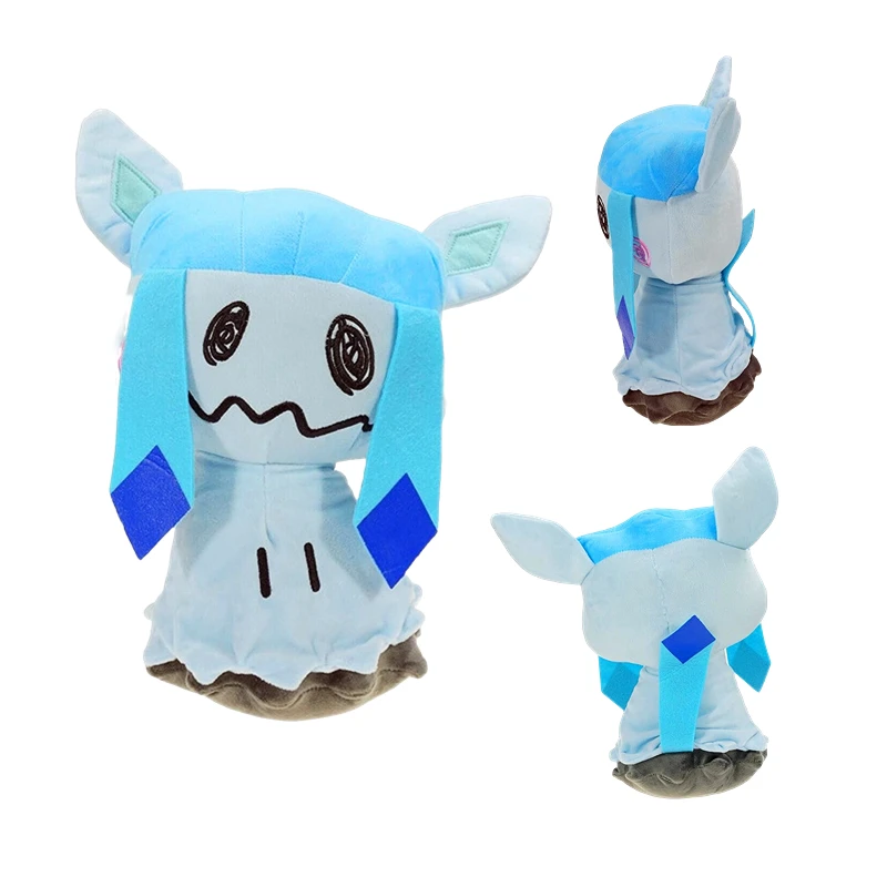 Pokemon Eeveelution Mimikyu Stuffed Plush Toys Glaceon Leafeon Jolteon Eevee Kawaii Anime Figure Dolls Kids Birthday Xmas Gift