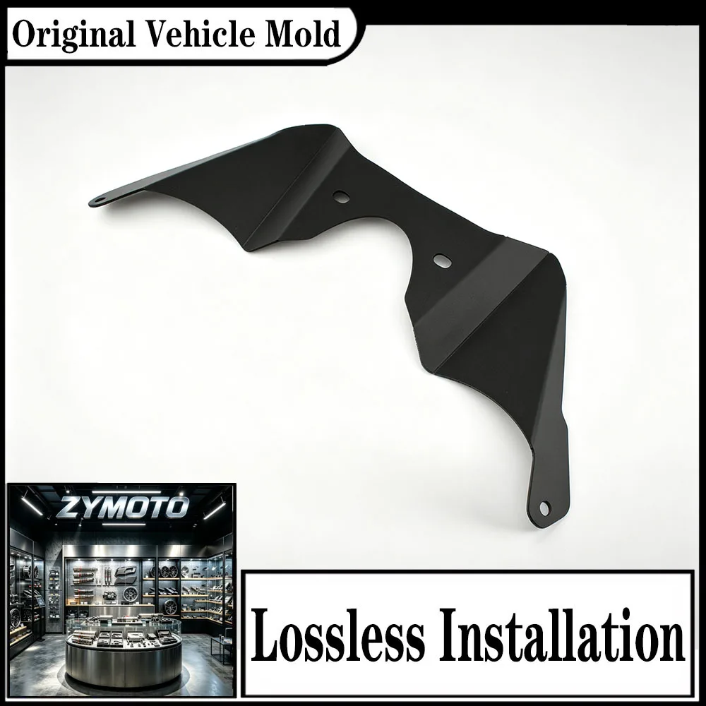 FOR Triumph Tiger 900 Rally GT GT Pro Low 2020-2024 Motorcycle Fork Wind Deflector Updraft Shield Protector Black Aluminum