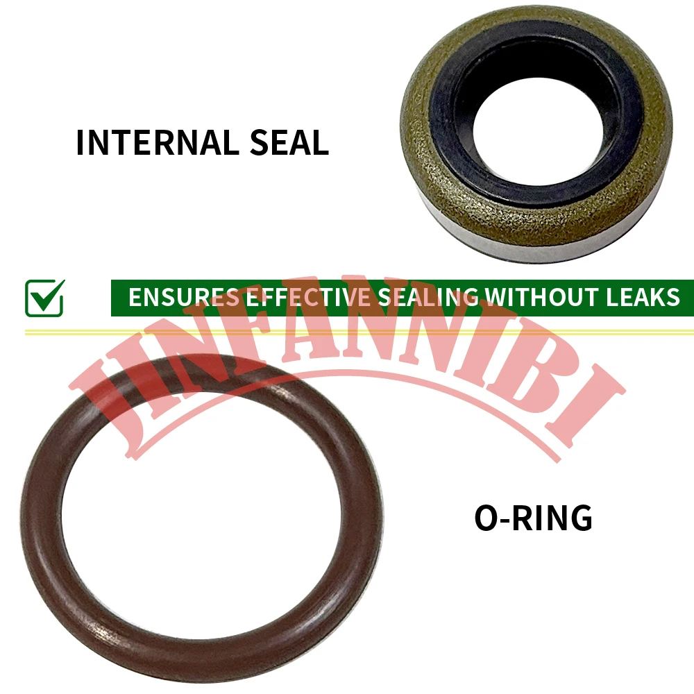 TH350 Speedo Gear Sleeve Housing w/ Extra Seals GM Turbo 350 Speedometer Adapter view 5