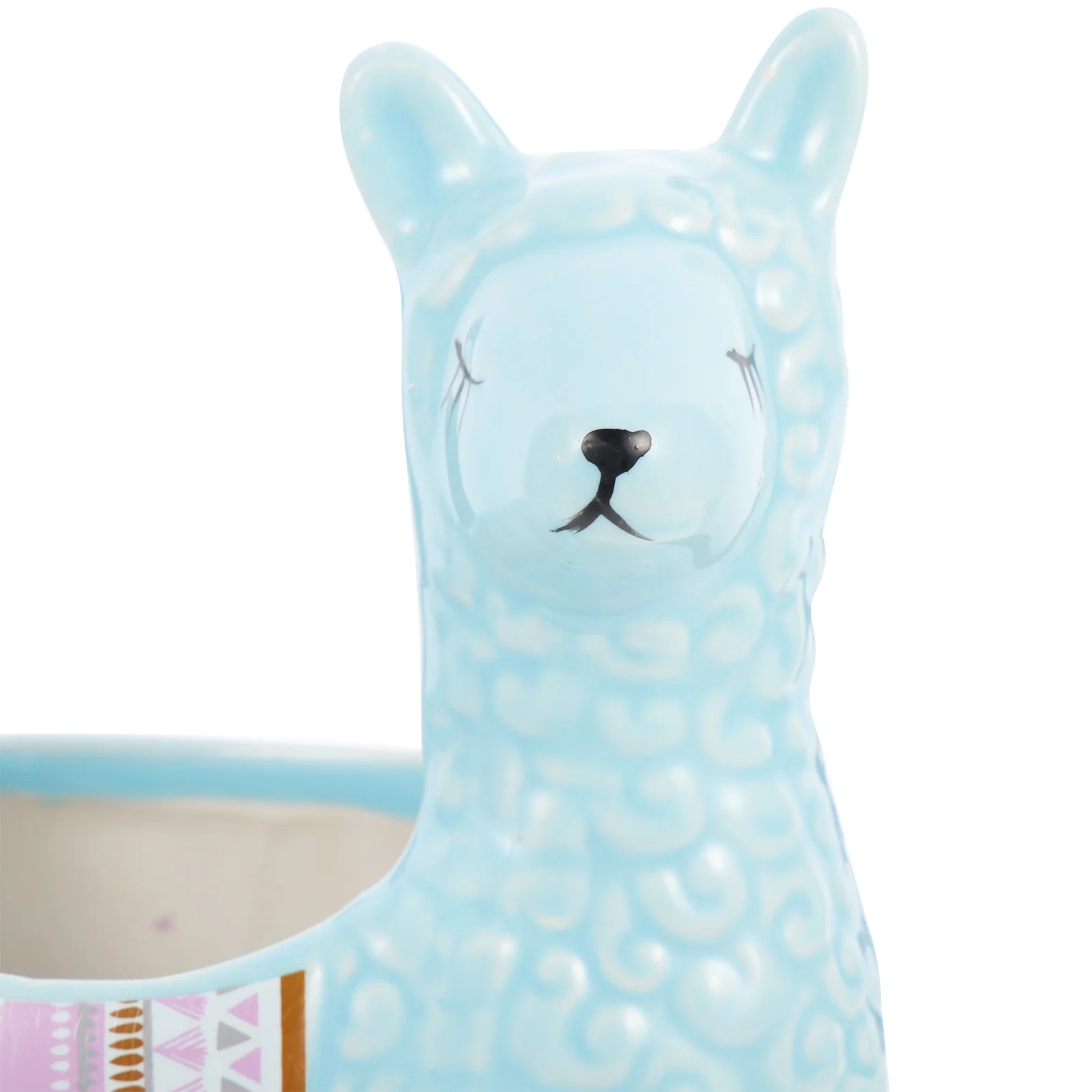 

Ceramic Alpaca Flowerpot Small Succulent Planter Desktop Pot Cute Cartoon Theme Garden Decor Alpaca Decor Ceramic Planter Pot