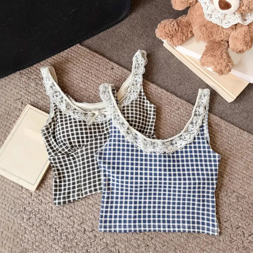 شريط شبكة Y2k سليم المحاصيل الأعلى الحلو أكمام الدانتيل سترة أعلى فتاة قاع قميص U الرقبة مقوس دانتيل بروتيل الشارع الشهير