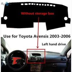 Taijs-トヨタ,アベンシス,2003,2004,2005,2006,2007用の車のダッシュボードマット,収納ボックスなし,ダスティング