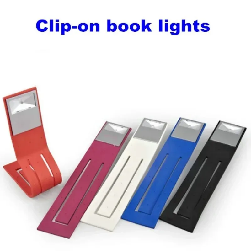 Imagem -02 - Portátil Clip-on Led Livro Luz Marcadores Eletrônicos Novidades Presentes Lâmpada de Leitura Luz Noturna Luz Noturna