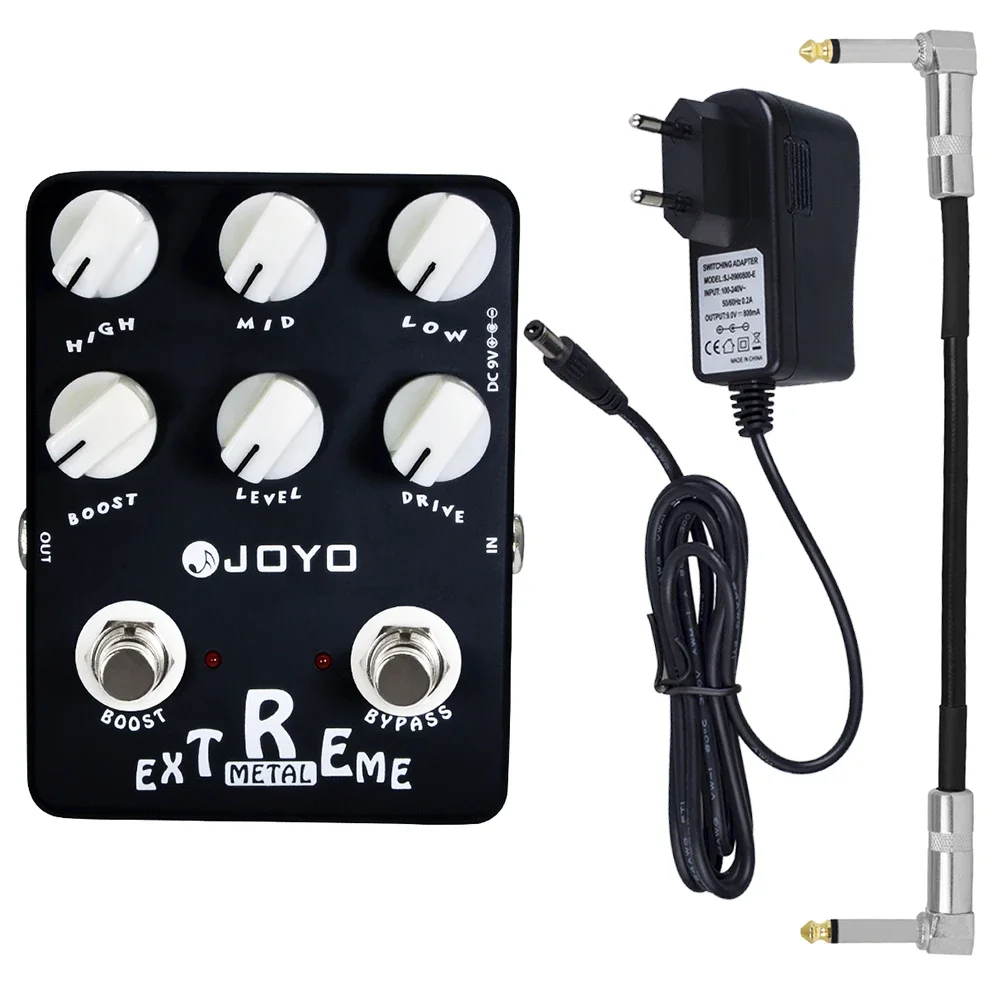 

JOYO JF-17 Electric Guitar Effect Pedal Extreme Metal Distortion Effect Metal Rock and Punk Sounds Guitar Pedal True Bypass