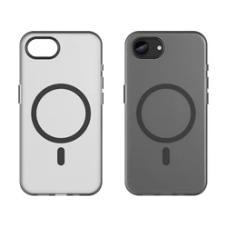 Luxury Translucent For Magsafe Matte Case For iPhone 16 15 14 13 13 12 Pro Max 11 16E Soft Silicone Magnetic Shockproof Cover