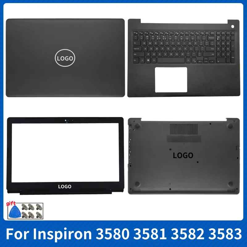 

Новый верхний чехол для ноутбука Dell Inspiron 3580 3581 3582 3583 3585, задняя крышка ЖК-дисплея, передняя панель, упор для рук, нижняя часть корпуса, петля для клавиатуры США