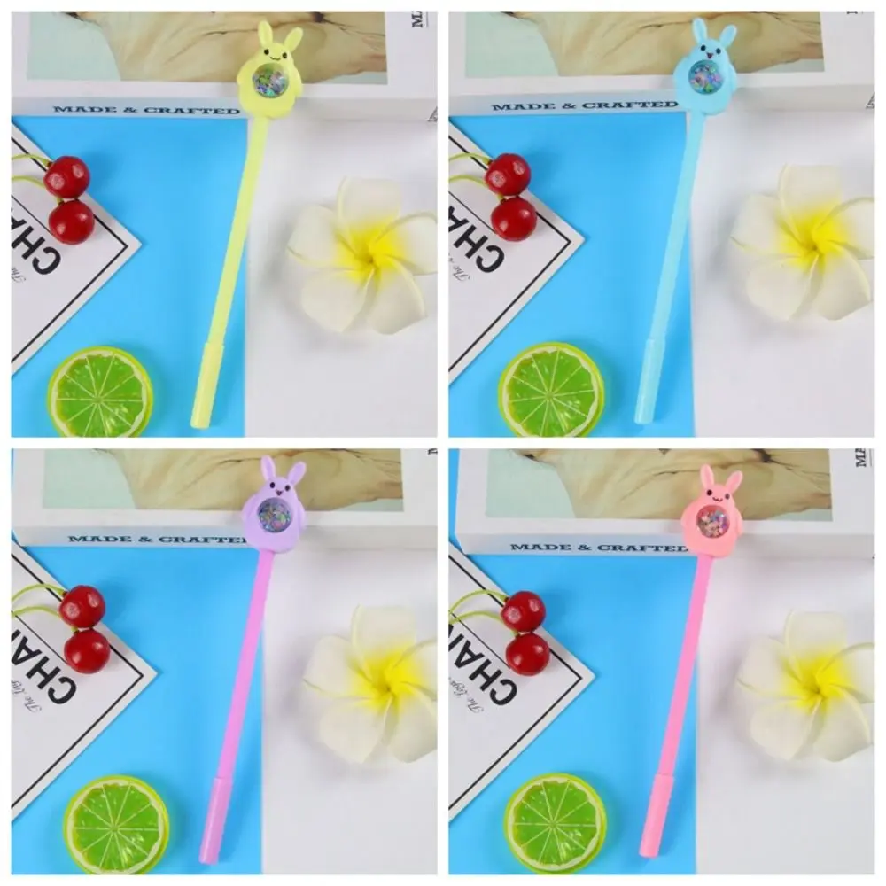 

Funny Sequins Bunny Gel Pens Creative Cute Animal Long Ear Rabbit Neutral Pens Small Fresh Cartoon Signing Pen Office Stationery