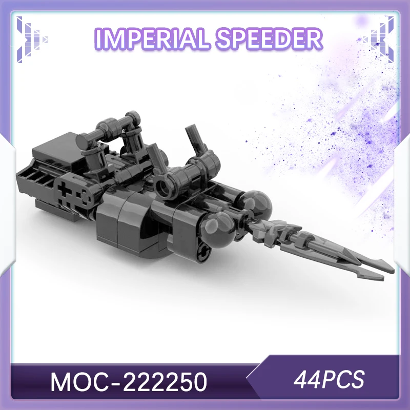 

44 шт. миниатюрные космические войны DIY имперская спидер строительный блок модель набор кирпичей креативные подарки XMAS коллекционные предметы MOC-222250