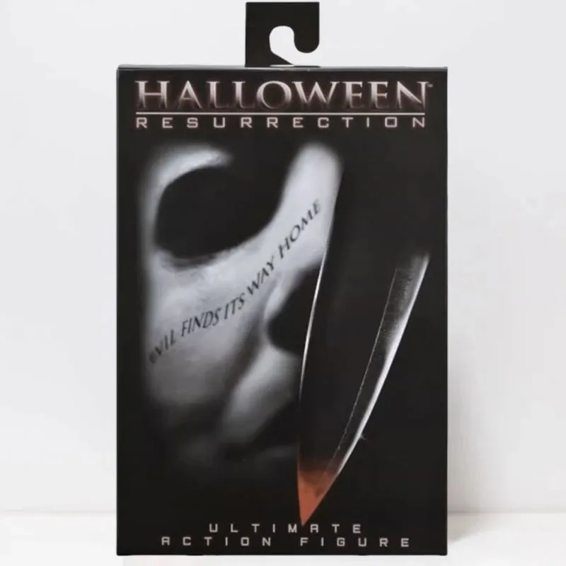 

NECA 60655 Фигурка на Хэллоуин Ultimate Resurrection Майкл Майерс Фигурки Аниме Периферийные 7-дюймовые модели Орнамент Игрушки Подарок