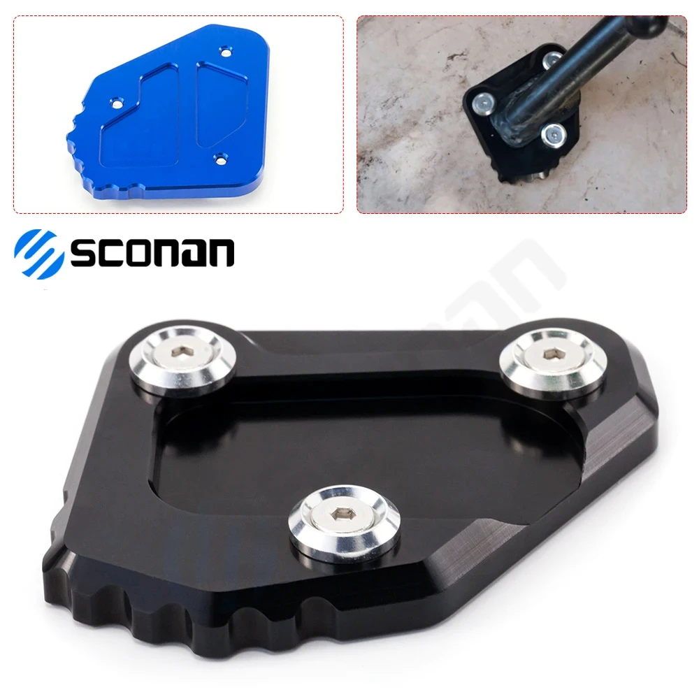 

Motorcycle CNC Kickstand Side Stand Enlarge Extension Pad For BMW F750GS F750 GS F 850 GS F850GS F850 GS 2018-2020 2021 2022