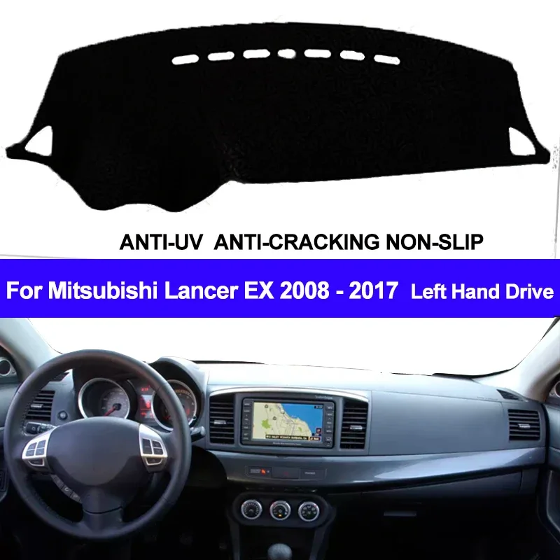 

Для Mitsubishi Lancer EX 2008 2009 2010 2011 2012-2015 2016 2017 защитная накладка на приборную панель автомобиля силиконовый нескользящий коврик