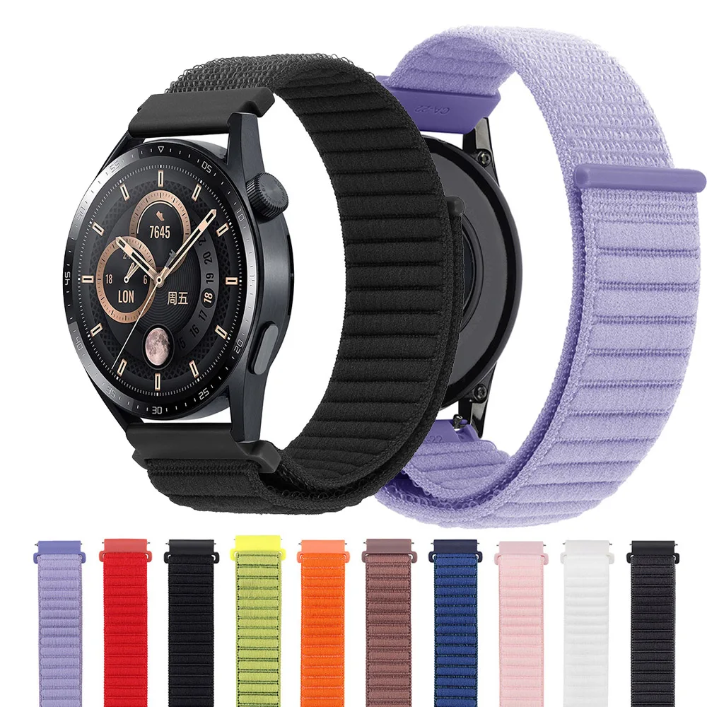 �y�Z�[�����zGarmin Vivoactive 5 6 4 3 Venu 3 2�AForerunner 165 55 158 245 645 265 255�Ή� 20mm 22mm �i�C�������[�v�X�g���b�v/�u���X���b�g
