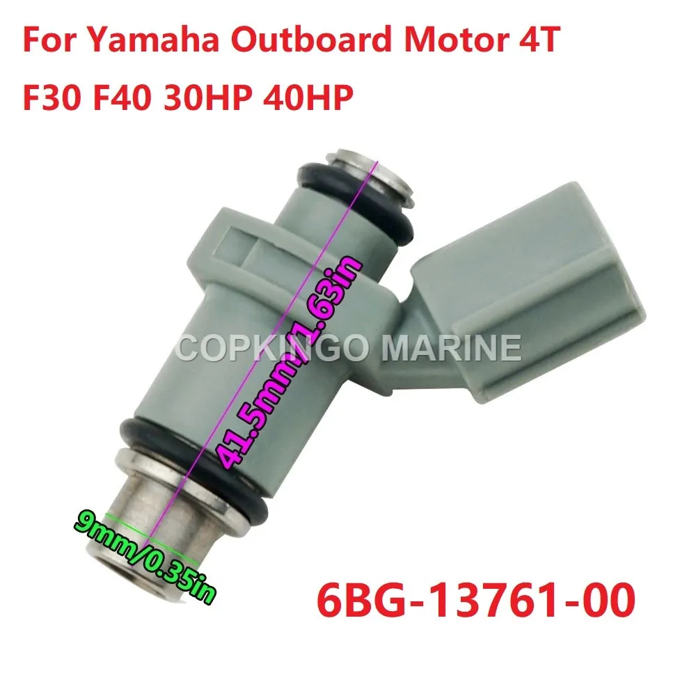 Boat Fuel Injector Kit For Yamaha Outboard Motor 4T F 30HP 40HP 4 Stroke 6BG-13761-00