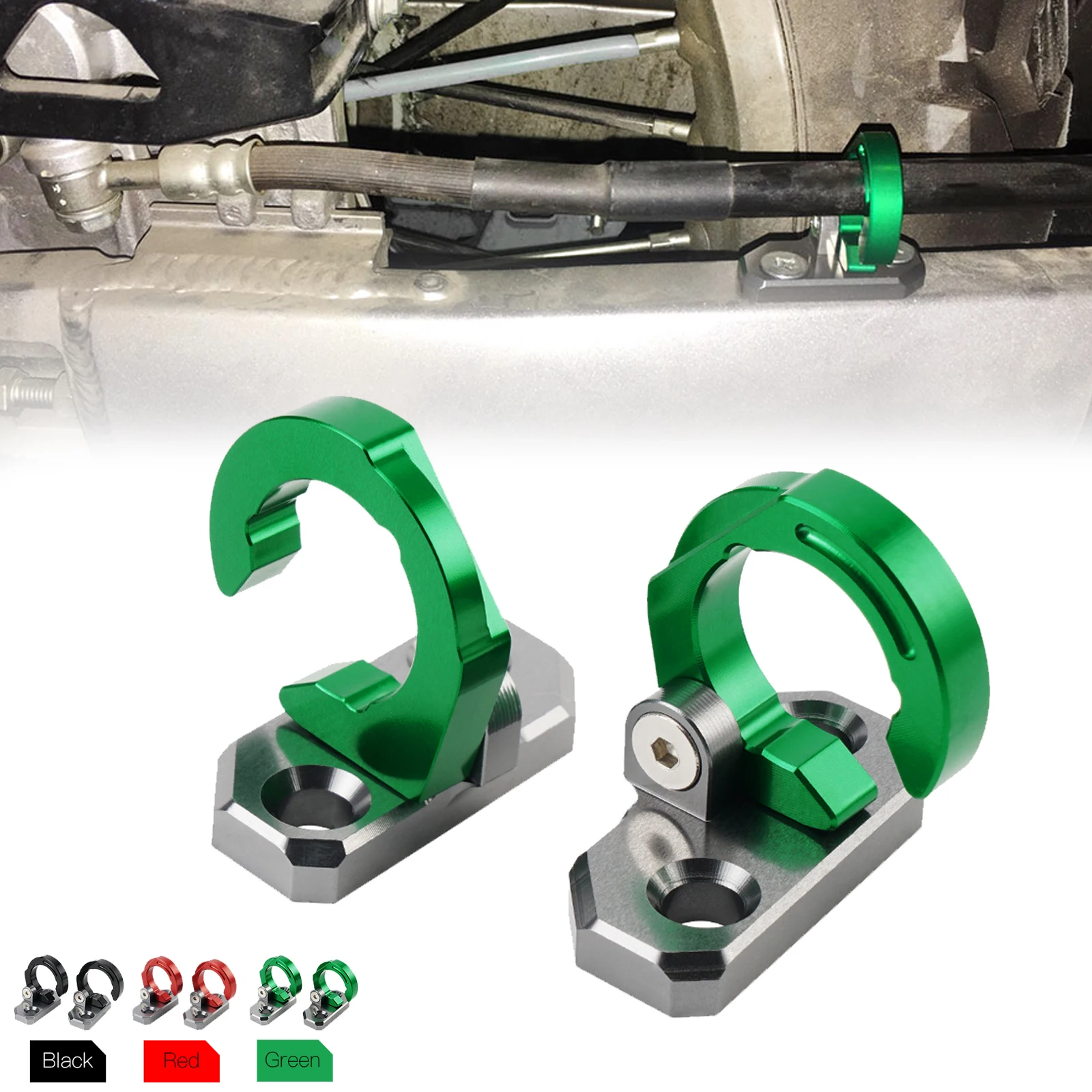 

For Kawasaki KX125 KX250 KX 80 85 100 500 KLX 250 250S 250SF 300 300R 300SM 650 KDX250 Rear Brake Hose Line Cable Clamp Holder