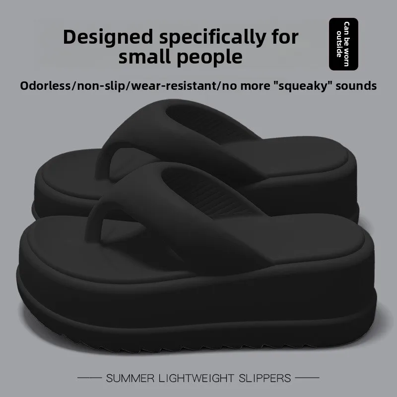 2026 New Thick Flip-flops Women Fashion Platform Sandals Outdoor Women Beach Slipper Home Comfort Women's Summer Sandals view 2