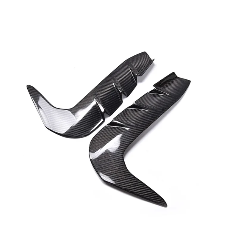 ألياف الكربون سيارة الجبهة الحاجز زعنفة الكسوة المصد الأمامي غطاء منفذ الهواء لتويوتا GR86 سوبارو BRZ 2022