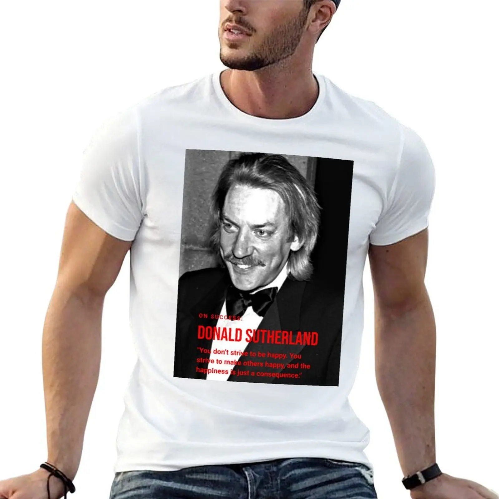 

DONALD SUTHERLAND T-Shirt t shirt man plain man t shirt graphic t shirts for man pack white T-shirt