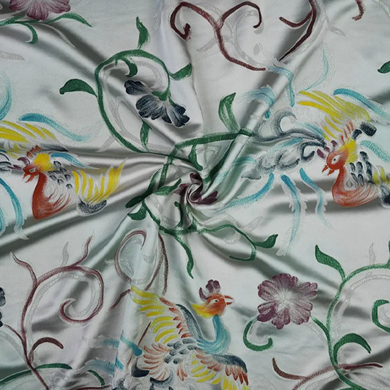 A new Chinese-style fabric for hand-painted pure silk Hanfu 3