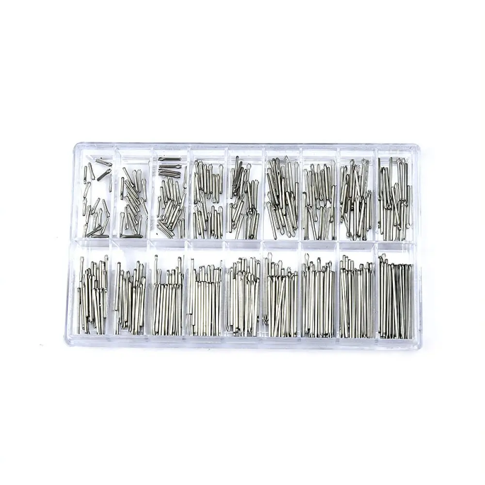 Watch Strap Link Pins Stainless Steel Repair Tool Set For Bracelet Connector Rods Assortment Hardware For Watchmaker Maintenance