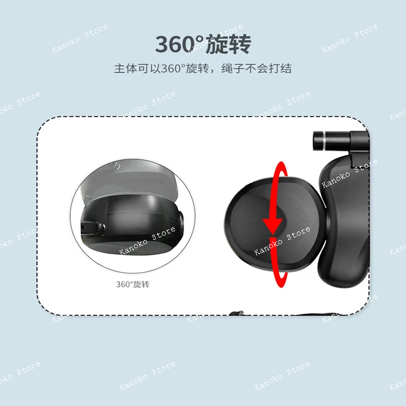 Pet Retractable Double Head Tractor, Dog Explosion-proof Punch, One Tow, Two Lights, Dog Walking, Towing Rope Tractor