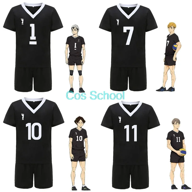 Haikyuu!! Miya Atsumu Cosplay Costumes Osamu Sportswear Inarizaki High School Volleyball Team Uniform Kita Shinsuke Rintaro Suna