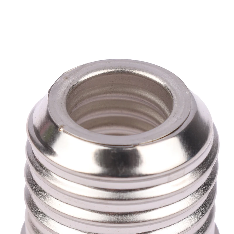 حامل مصباح محول مصباح مصباح ، حلقة حديدية صغيرة ، محول لامفولدر ، E27 إلى E14 ، 10