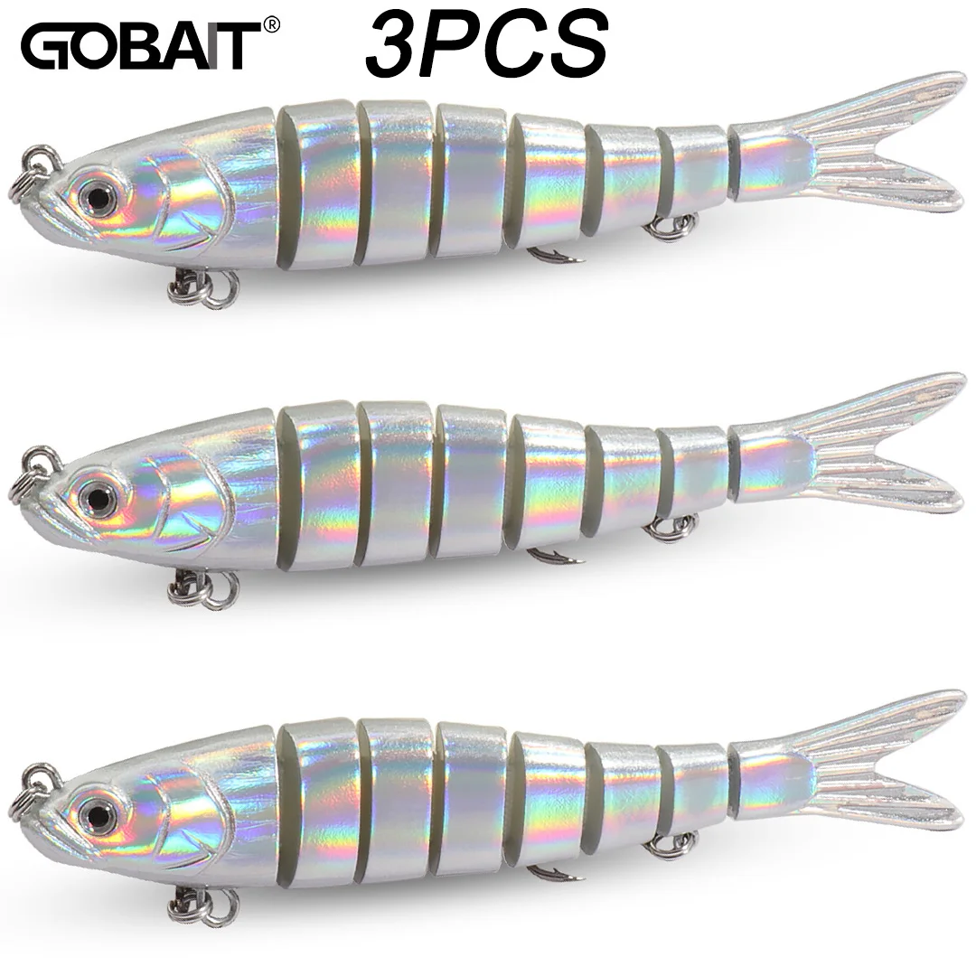 3PCS Swimbait 11g 16g 27g Multi Joint Lure Sinking Pencil Bionic Swimming Pesca Bass Treble Hook Carp Fishing Tackle Hard Bait