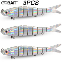 3PCS Swimbait 11g 16g 27g Multi Joint Lure Sinking Pencil Bionic Swimming Pesca Bass Treble Hook Carp Fishing Tackle Hard Bait