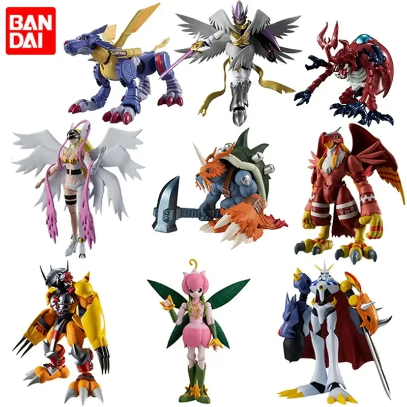 Original Bandai Figures Digimon Adventure War Greymon Zudomon Omegamon Holy Angemon Angewomon Metal Garurumon Lilimon Box Toys