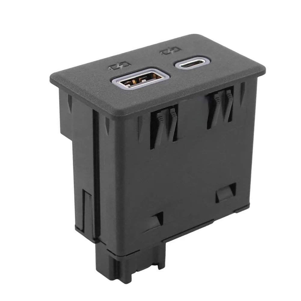 

Автомобильная розетка USB-C с двумя портами для интерьера автомобиля, износостойкий материал, быстрая установка, премиальные контакты.