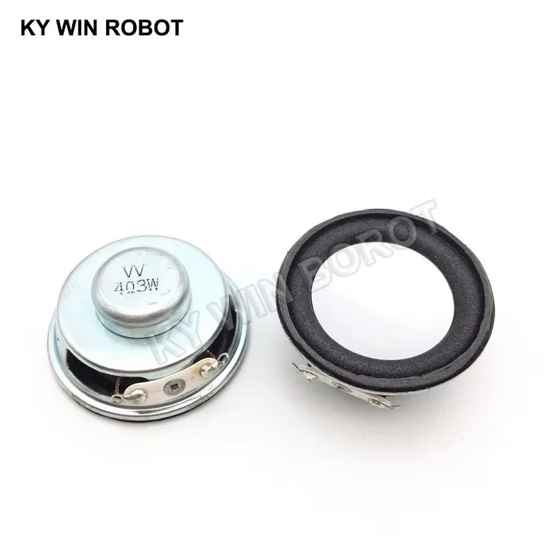 

2PCS/Lot High Quality Speaker Horn 3W 4R Diameter 4CM Mini Amplifier Rubber Gasket Loudspeaker Trumpet White